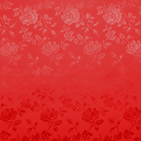 Red Jacquard Satin